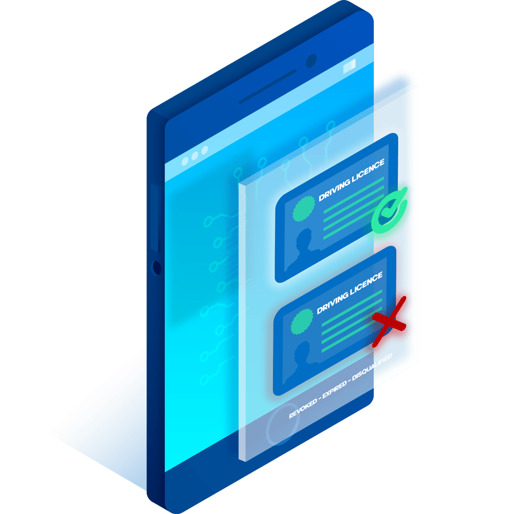 DriverCheck Illustration Licence Pass/Fail
