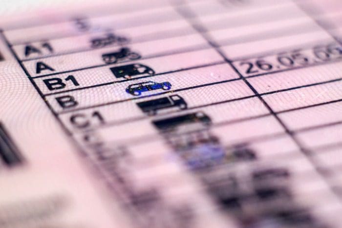 Driving Licence Categories
